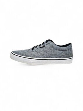 VANS Atwood Rock Textile Black And White Skater Sneaker Shoe Men's Size 10.5